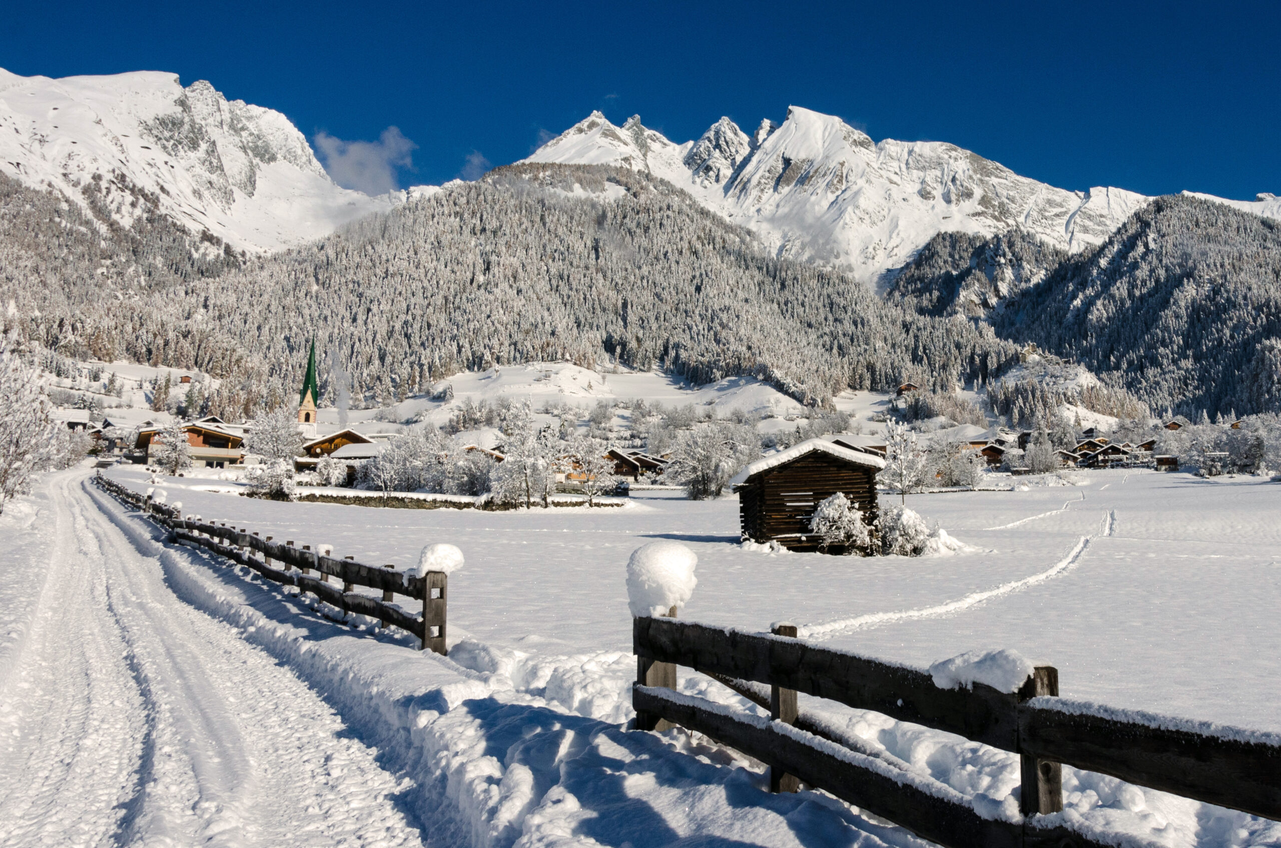 Winterlandschaft im Virgental, Osttirol