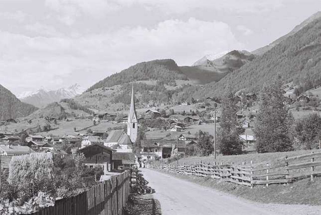 Gasthof Rose in Virgen – historic photo