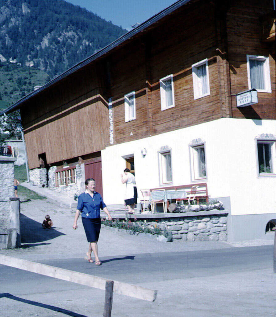 Gasthof Rose in Virgen – historic photo