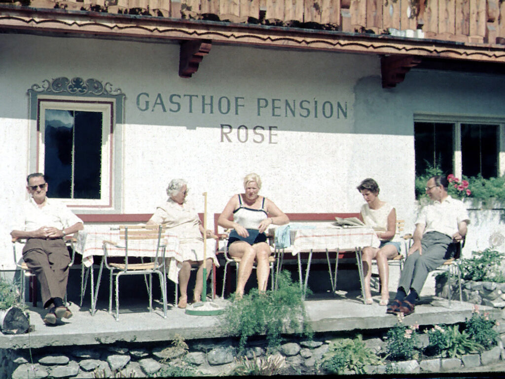 Gasthof Rose in Virgen – historic photo