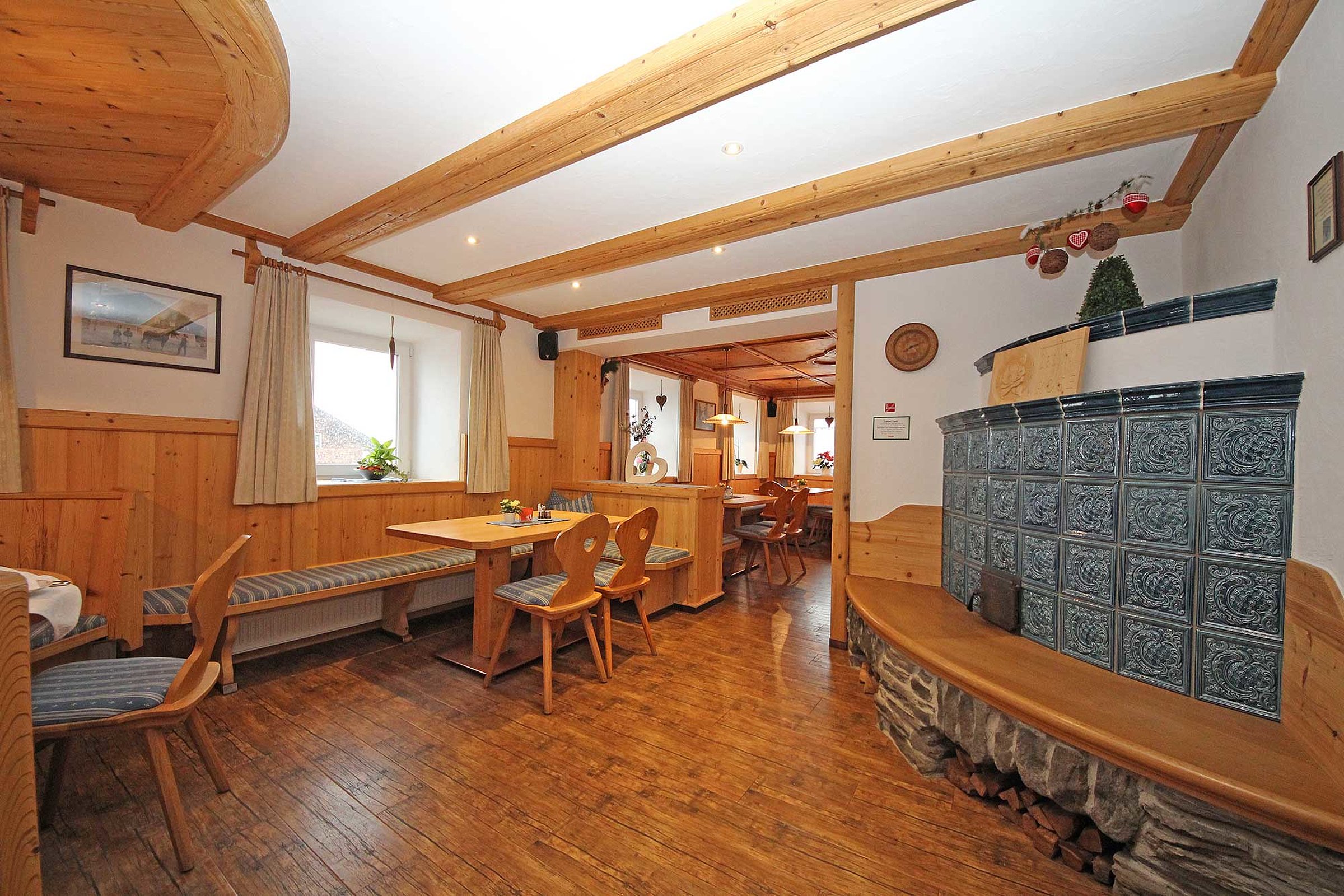 Gemütliche Stube im Gasthof Rose in Virgen