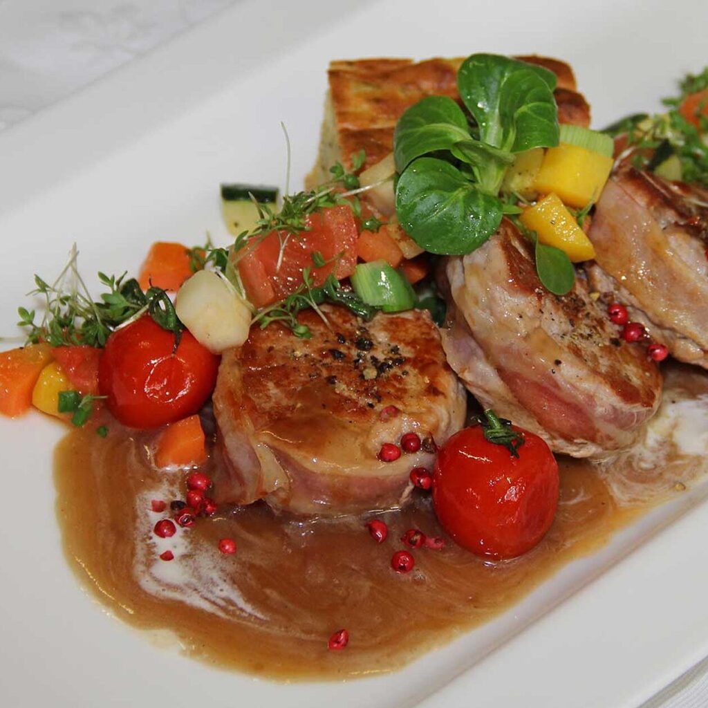 Schweinefilet – Küche im Gasthof Rose Virgen