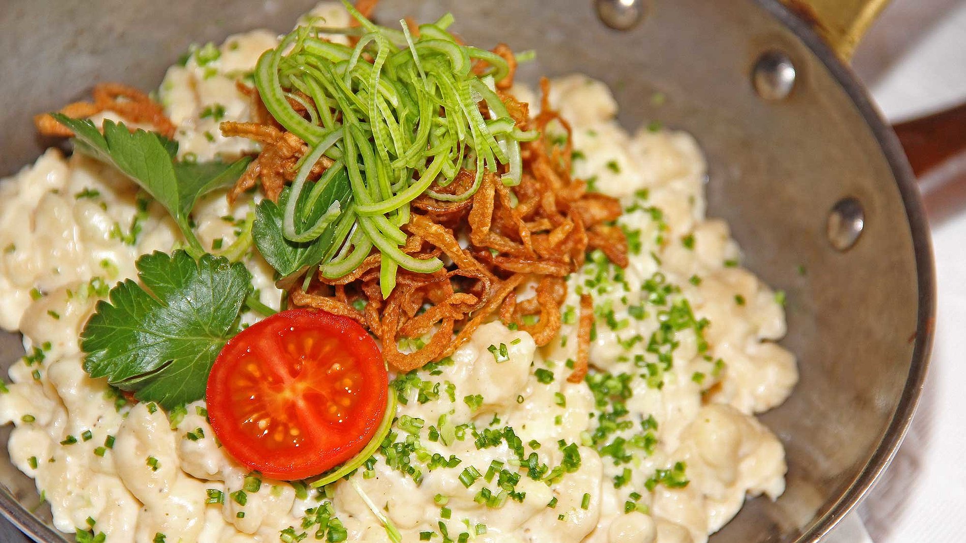 Hausgemachte Spätzle im Gasthof Rose