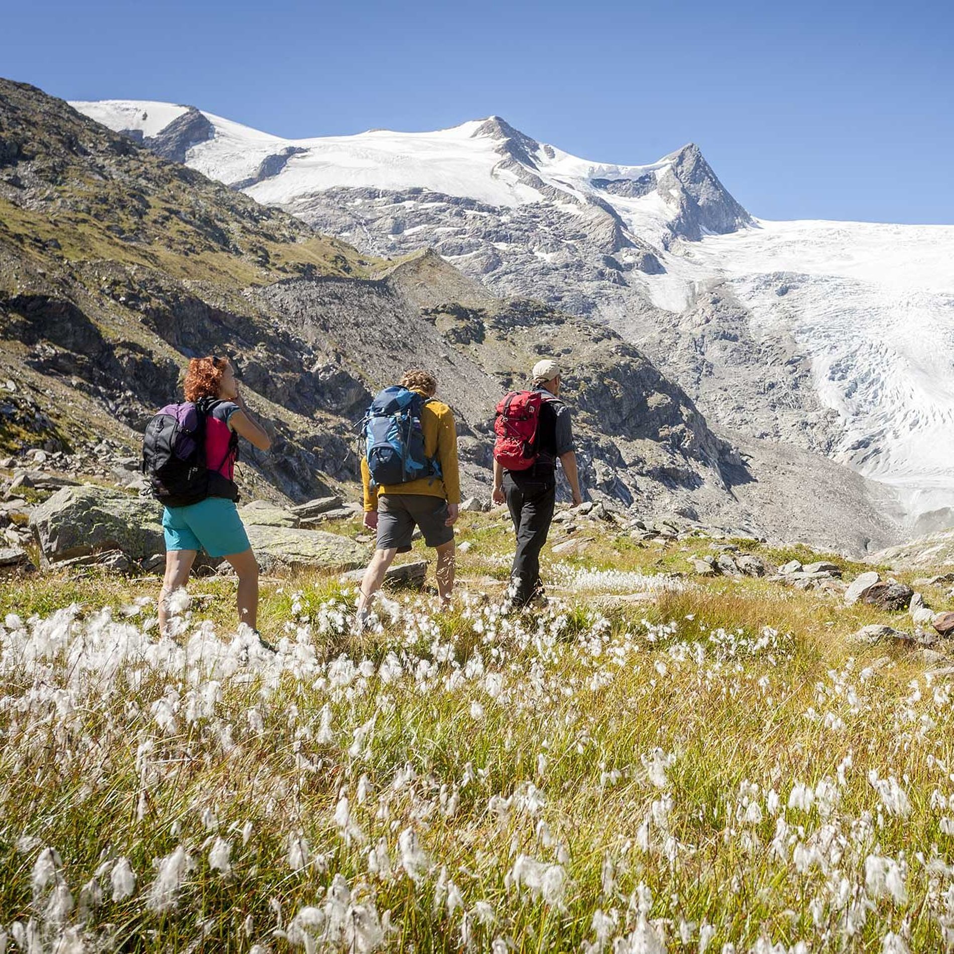 Glacier trail Innergschlöß, Matrei in East Tyrol