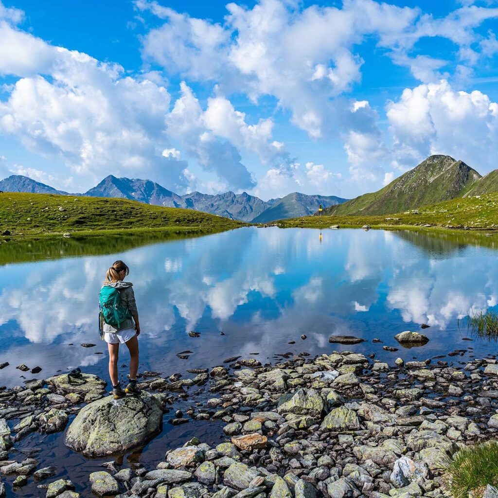 Gritzer lakes in the Defereggen valley, East Tyrol