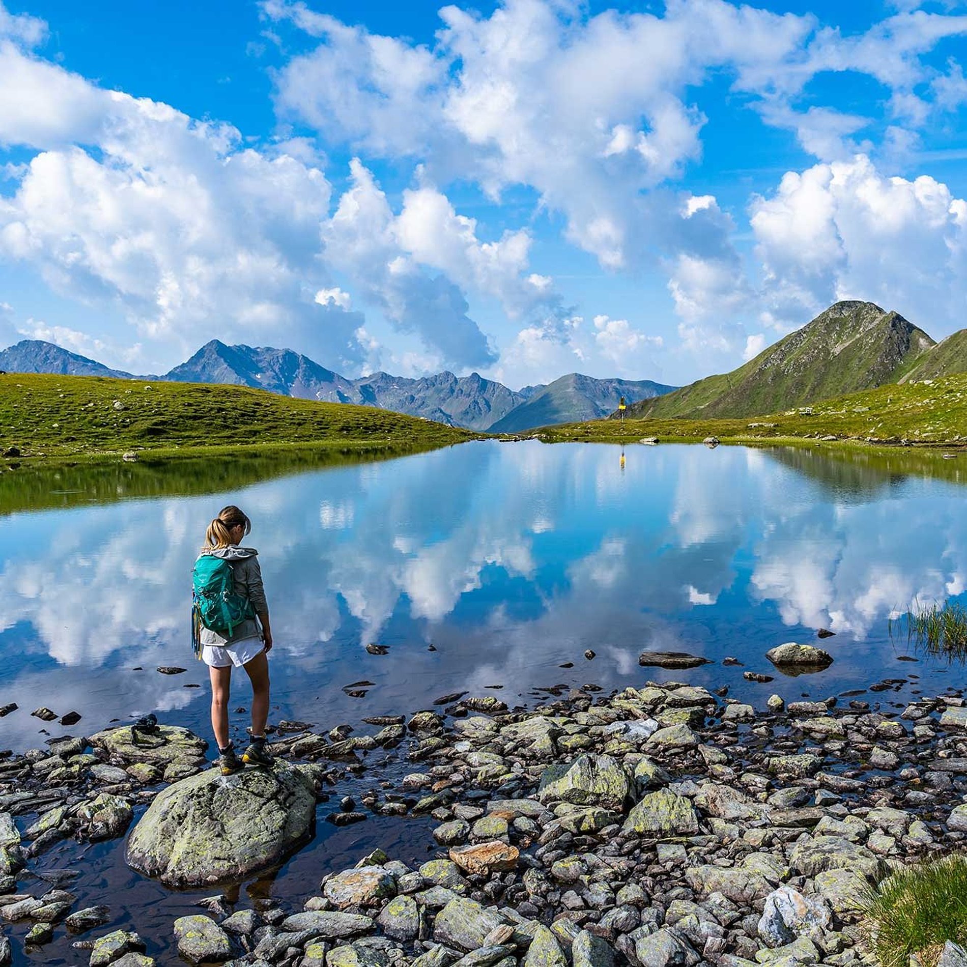 Gritzer lakes in the Defereggen valley, East Tyrol
