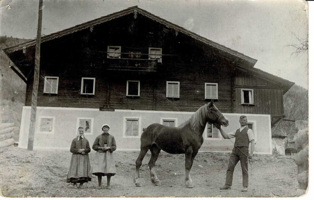 Gasthof Rose in Virgen – historic photo